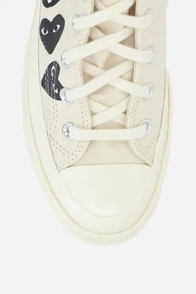 Comme Des Garçons Play X Converse Comme Des Garcons Play Converse Sneakers Ivory