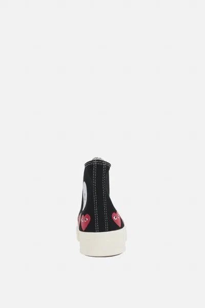 Comme Des Garçons Play X Converse Multi-heart Chuck 70 High-top Sneakers
