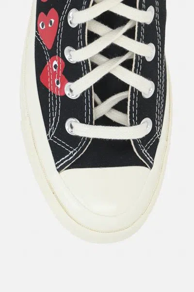 Comme Des Garçons Play X Converse Multi-heart Chuck 70 High-top Sneakers