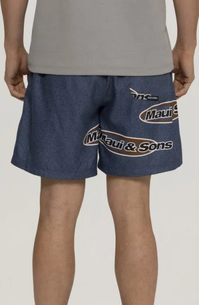 Maui And Sons Maui & Sons Flying Disc Microfiber Swim Trunks