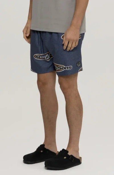Maui And Sons Maui & Sons Flying Disc Microfiber Swim Trunks