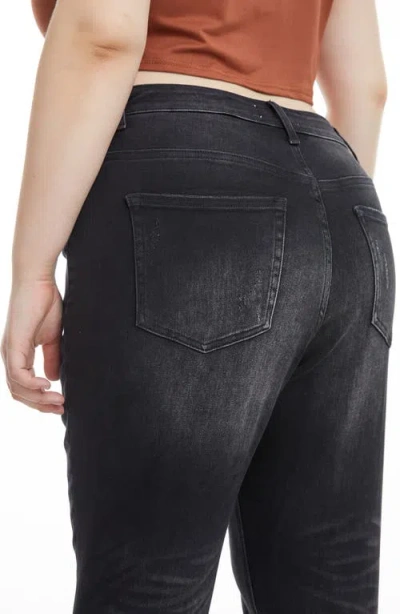 Bayeas Painted High Waist Cuff Mom Jeans