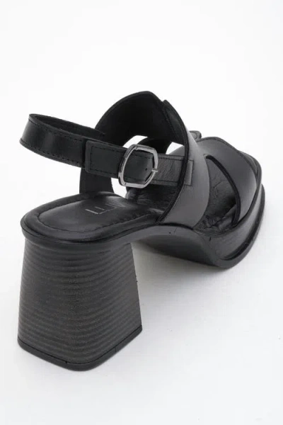 Forever & Always Shoes Zennia Leather Platform Sandal