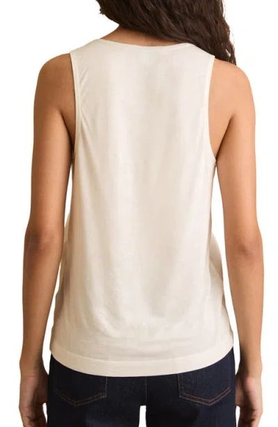 Reiss White Silk-front Cami Top