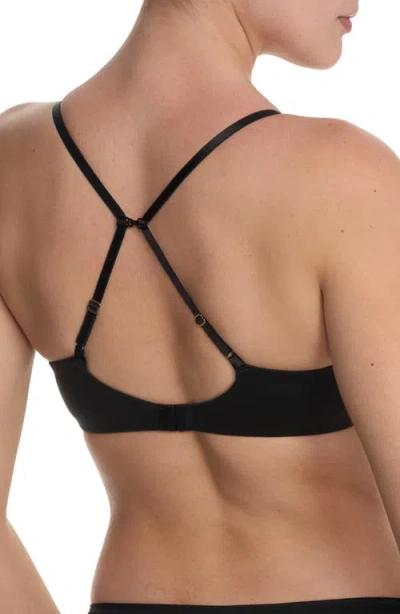 Natori Soft Focus Comfort Convertible Demi T Shirt Bra In Black