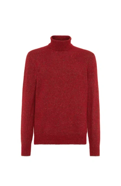 Brunello Cucinelli Cozy High Neck Knit Pullover