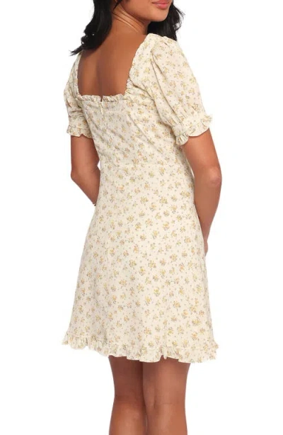 Petal And Pup Petal & Pup Joss Floral Puff Sleeve Minidress In White