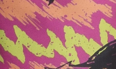 Maui And Sons Maui & Sons Frenzy Microfiber Swim Trunks In Pink