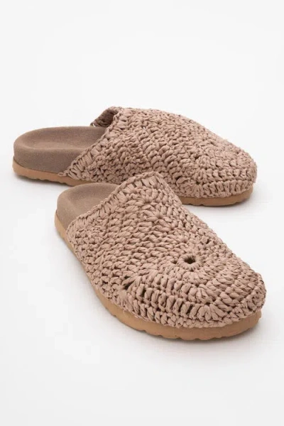 Prologue Shoes Loop Woven Slide Sandal