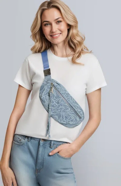 Aimee Kestenberg Milan Leather Belt Bag In Blue
