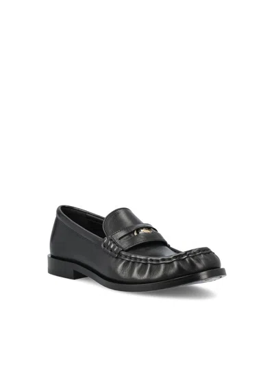 Burberry Cadet Grained Calf Leather Penny Loafers