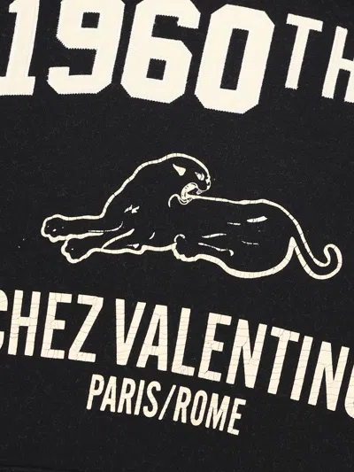 Valentino Cotton Fabric Sweatshirt With Comfortable Fit In Black