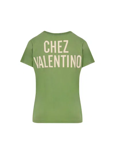 Valentino Playful Printed Cotton T-shirt With Bold Lettering