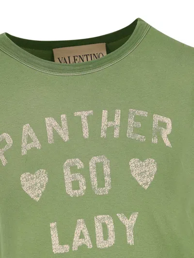 Valentino Playful Printed Cotton T-shirt With Bold Lettering