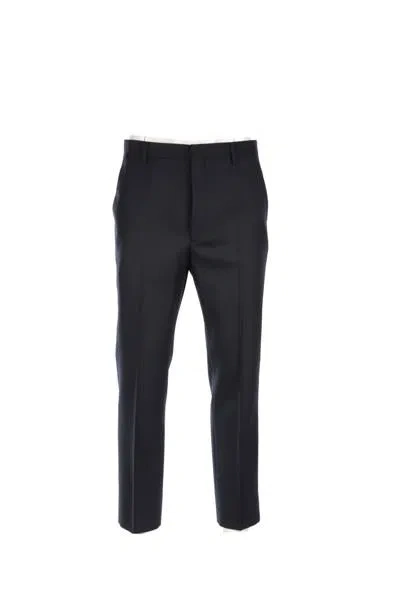 Prada Trousers With Front Crease And Belt Loops