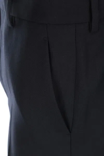 Prada Trousers With Front Crease And Belt Loops