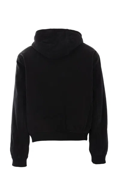 Prada Men's Cotton Zipped Jacket In Black