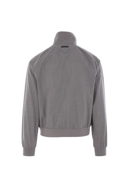 Prada Wool Bomber Jacket - Men's - Wool