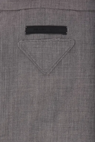 Prada Wool Bomber Jacket - Men's - Wool