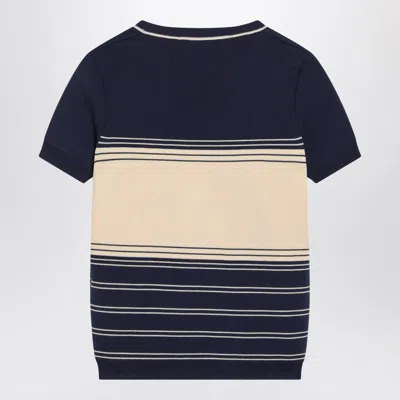 Valentino Cotton T-shirt In Blue