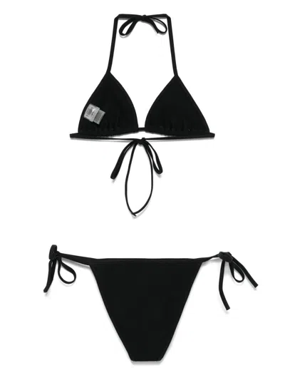 Hunza G Gina Triangle Bikini Set In Black