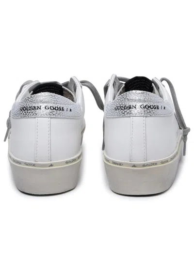 Golden Goose Hi Star Sneakers In White Leather Women In White
