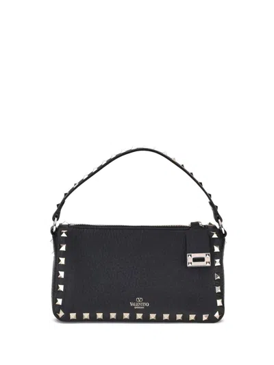 Valentino 'rockstud' Small Crossbody Bag In Black