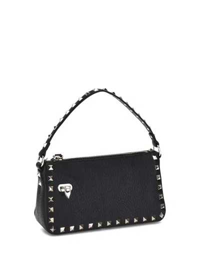 Valentino 'rockstud' Small Crossbody Bag In Black