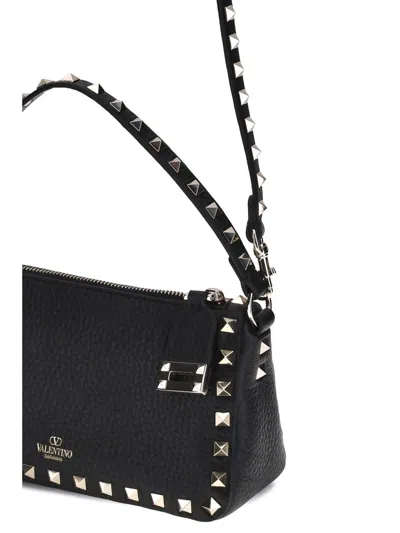 Valentino 'rockstud' Small Crossbody Bag In Black