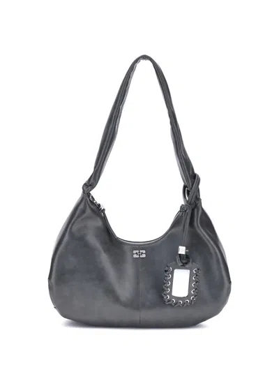 Ganni Women Medium Hobo Shoulder Bag