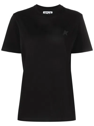 Golden Goose Star Logo Print T-shirt In Cotton