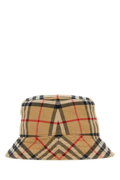 Burberry Check Cotton Bucket Hat