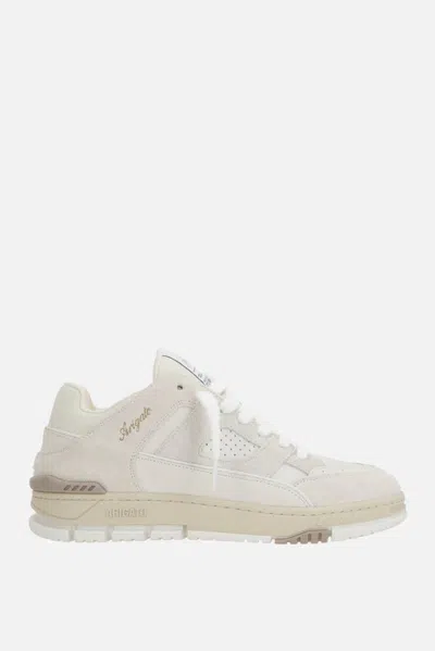 Axel Arigato 'area Lo' White Low Top Sneakers With Logo Patch On The Tongue And Chunky Sole