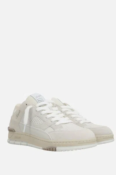 Axel Arigato 'area Lo' White Low Top Sneakers With Logo Patch On The Tongue And Chunky Sole