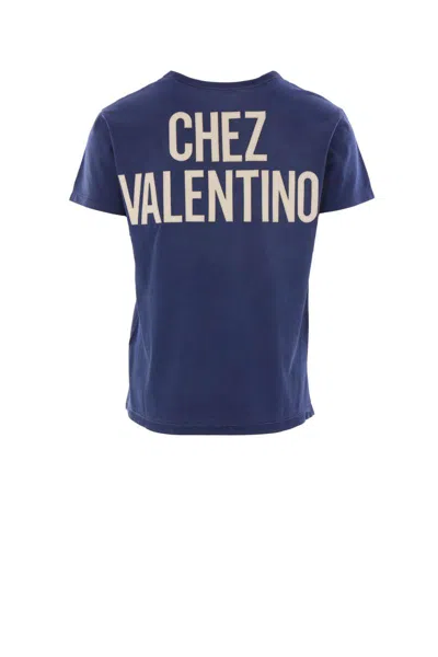 Valentino Crew Neck Graphic And Text Design