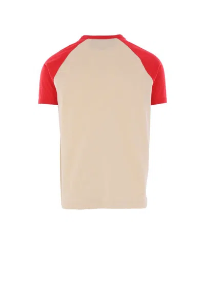 Valentino Short Sleeves Graphic Print In Neutral