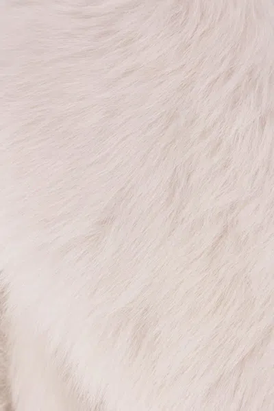 Blancha Wide-collar Sheerling Coat