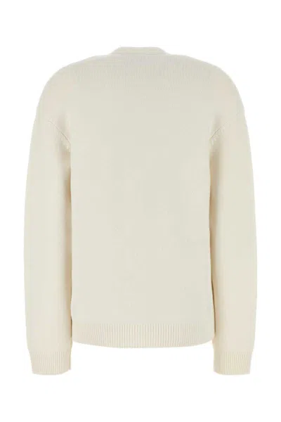 Fendi White Cashmere Blend Cardigan