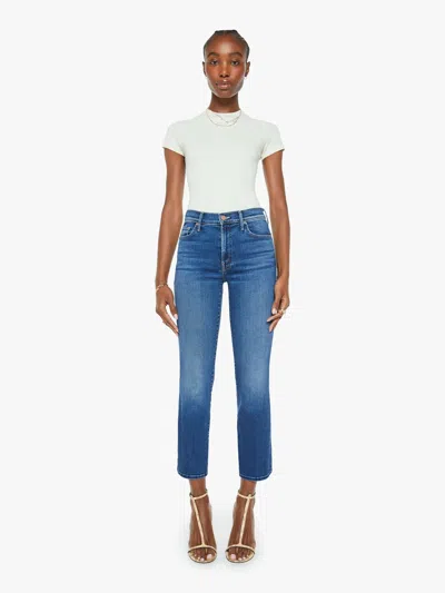 Mother The Insider Sneak High-waisted Bootcut Jeans In Loafers And Lassos