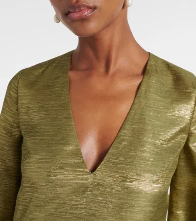 Valentino V-neck Dress In Multi