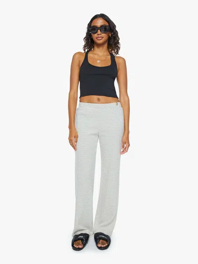 Mother The Quickie Greaser Ankle Day To Night Pants In Black - Size Medium In Neutral