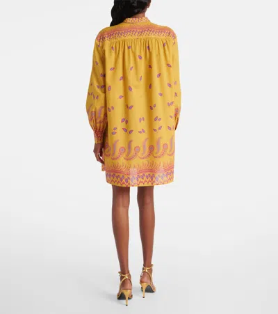 Valentino Printed Cotton Muslin Shirt Dress In Multi