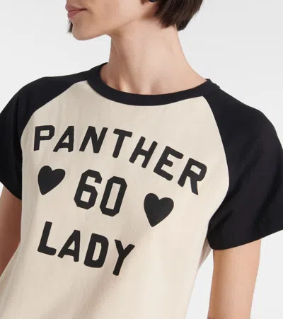 Valentino Printed Cotton Jersey T-shirt In Neutral
