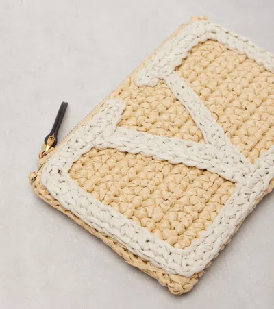 Valentino Garavani Vivasuperstar Crochet Clutch Bag