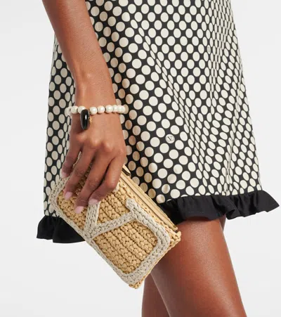 Valentino Garavani Vivasuperstar Crochet Clutch Bag