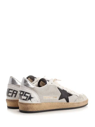 Golden Goose Deluxe Brand Men Ball Star Double Quarter Low-top Leather Sneakers With Used Effect In Neutral