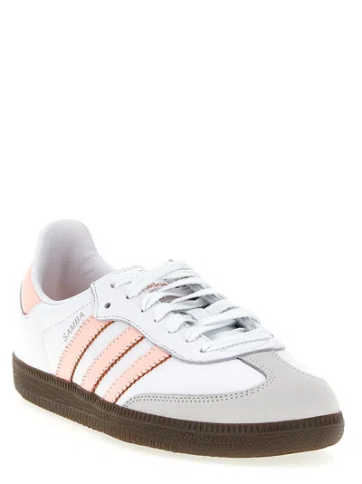 Adidas Originals Womens Adidas Samba Og Leather Low-top Trainers In White