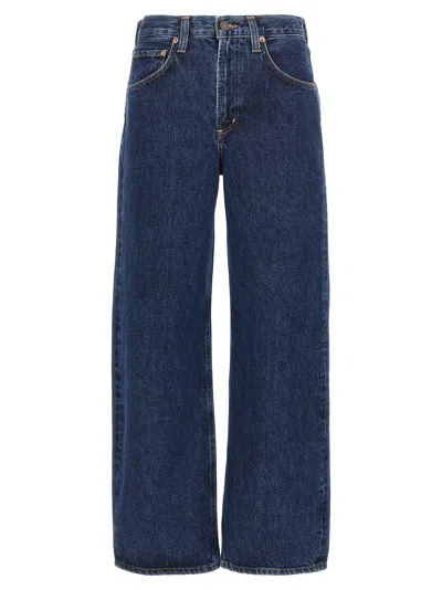 Agolde Low Curve Mid-rise Barrel-leg Jeans
