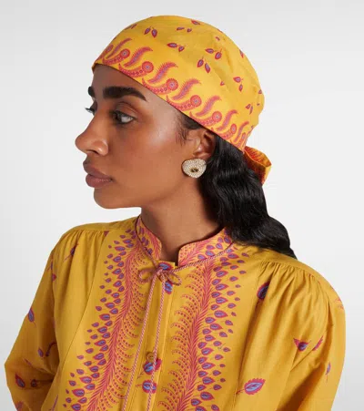 Valentino Garavani Escape Headband In Cotton And Silk Woman Multicolour Uni