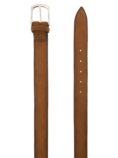 Alberto Luti Inverted Leather Belt